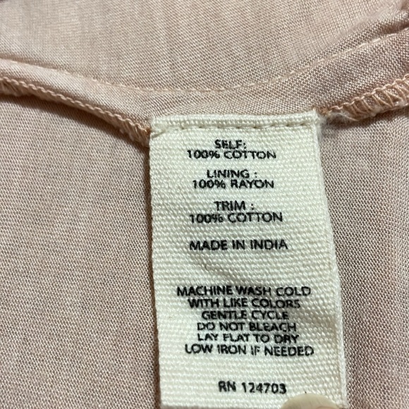 Indigo Thread Co. Elegant Pink Lace Tunic Dress - Picture 10 of 10